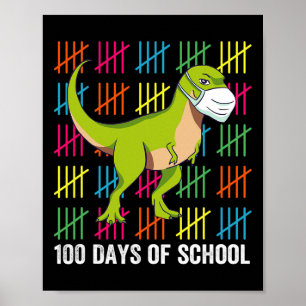 Poster 100 dias de Professores do Diossauro das Escolas