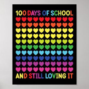 Poster 100 dias de Professores e Crianças de Coração Cort