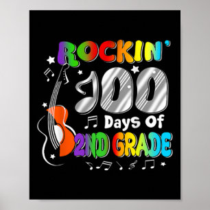 Poster 100 Dias De segundo Grau 100 Dia De Garotos Escola
