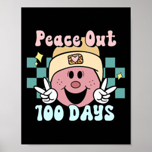 Poster 100 Dias De Sorriso Na Escola Face Ao Chá De Groov