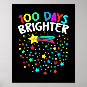 Poster 100 Dias Mais Brilhantes Estrelas