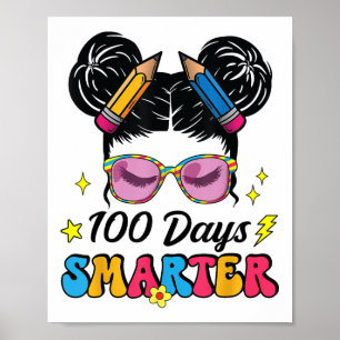 Poster 100 Dias Mais Inteligente, Menina De Onda 100
