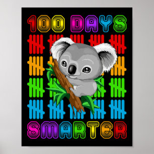 Poster 100 Dias Mais Inteligentes O Urso Koala Alonga Fel