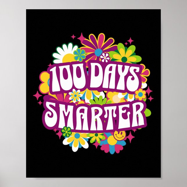 Poster 100 Dias Mais Inteligentes Sobrevivem Ao 100º Dia  (Frente)