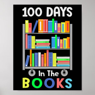 Poster 100 dias nos livros Lendo Rua de Professores Bibli