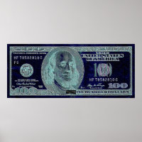 100 Dólar 2, Assinatura de Arte BW