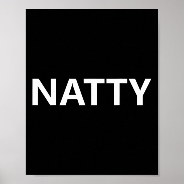 Poster 100% Natty Muscle Lifter  (Frente)