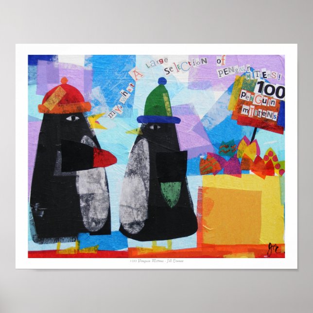 Póster 100 Penguin Mittens (Frente)
