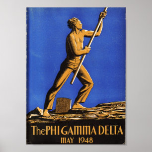 Póster 100th Capa de revista do aniversário