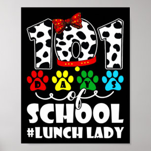 Poster 101 Dias Senhora do Almoço Amante de Cachorro Fofo