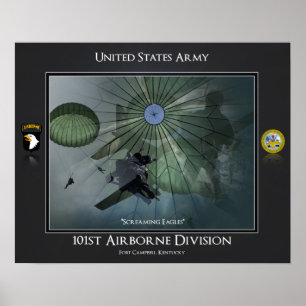 Póster 101st Divisão aerotransportada