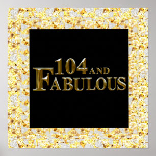 Poster 104 Aniversário