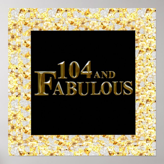 Poster 104 Aniversário  (Frente)