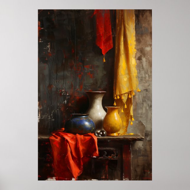 Poster 1057 Três Vases (Frente)