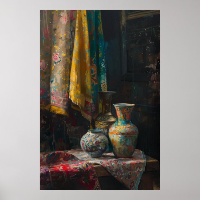 Poster 1060 Três Vases (Frente)
