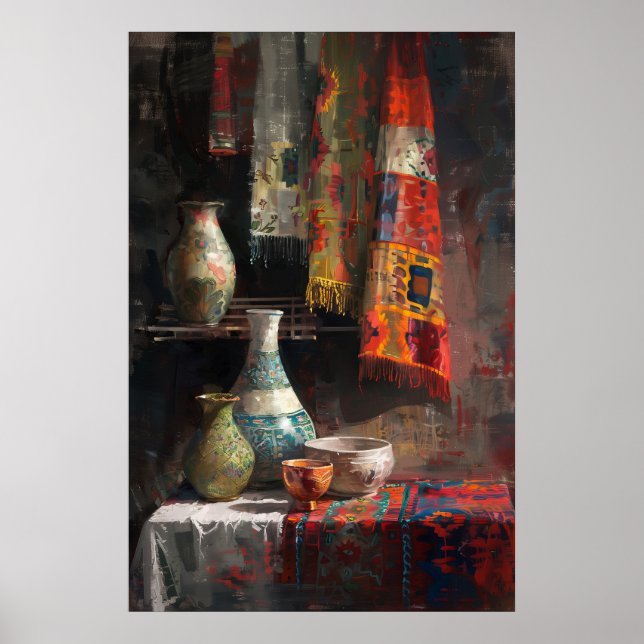 Poster 1065 Três Vases (Frente)