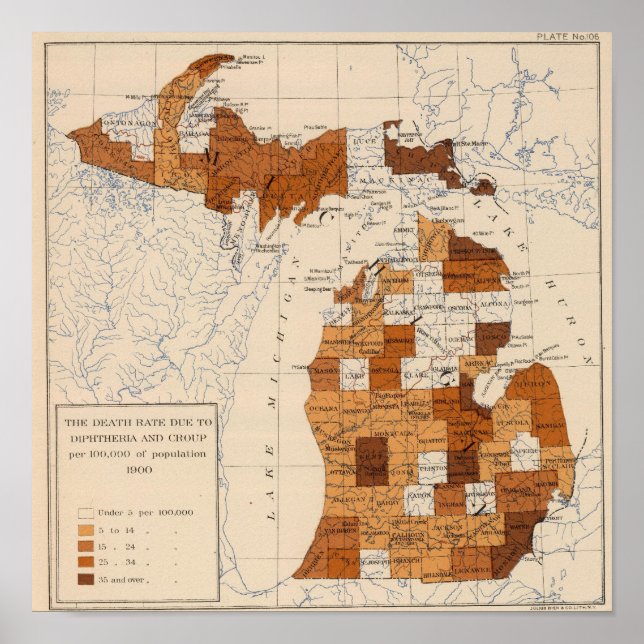 Poster 106 Diphtheria, grupo Michigan (Frente)