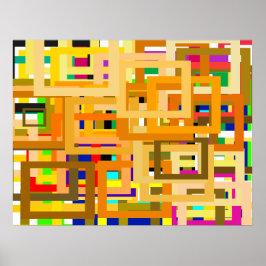 Póster 107 beiras da cor para que VOCÊ personalize