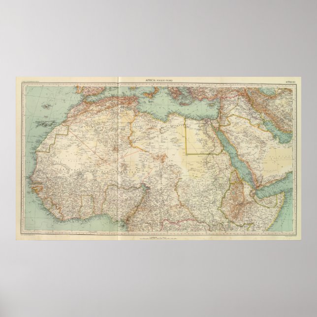 Póster 10911 Norte de África (Frente)