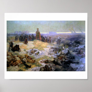 Poster #10 Após a Batalha de Grunwald, Mucha