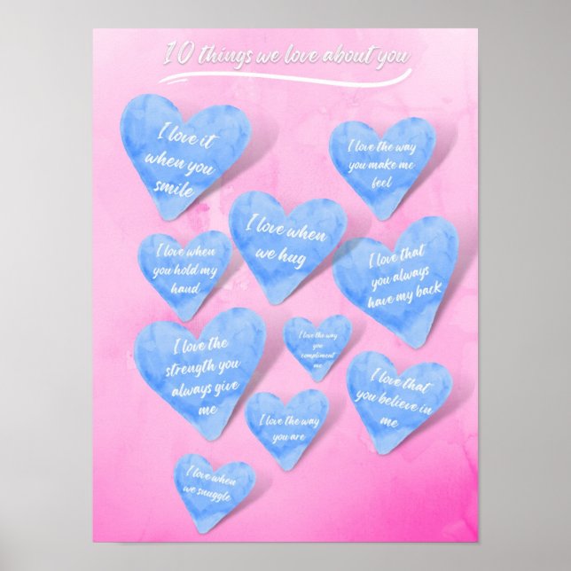 Poster 10 coisas que amamos sobre você (Frente)