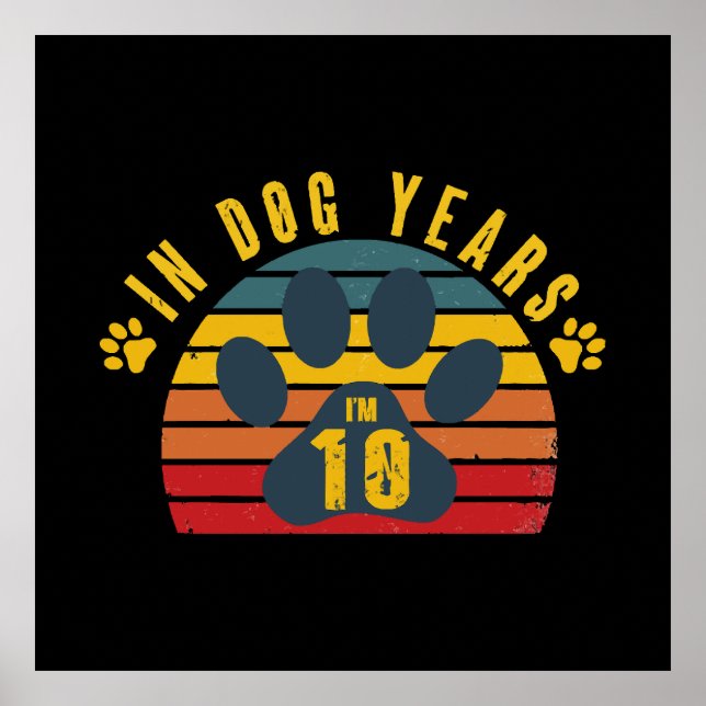 Poster 10 Em Anos Caninos  (Frente)