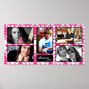 Poster 10" entalhe de x20" 5 personalizaram o montagem