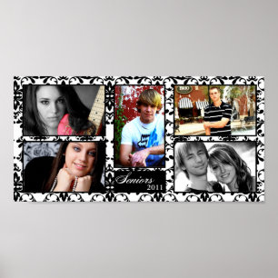Póster 10" entalhe de x20" 5 personalizaram o montagem