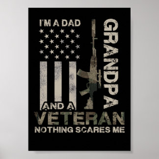 Poster 10 Eu Sou Um Pai Avô Veterano Presente Aflito