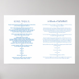 Póster 10 mandamentos