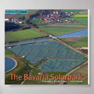 Póster 10 milhão disposições solares do watt
