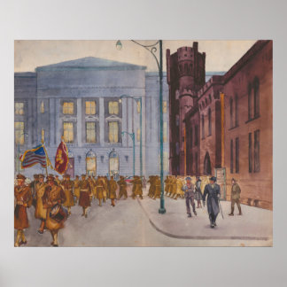 Poster 112º Engenheiros no arsenal de Cleveland - 1940