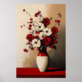 Poster 1132 Força E Calma De Um Minimalismo Floral - Hi