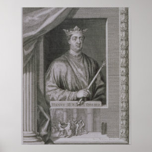 Poster 1133-89) reis de Henry II (de Inglaterra desde