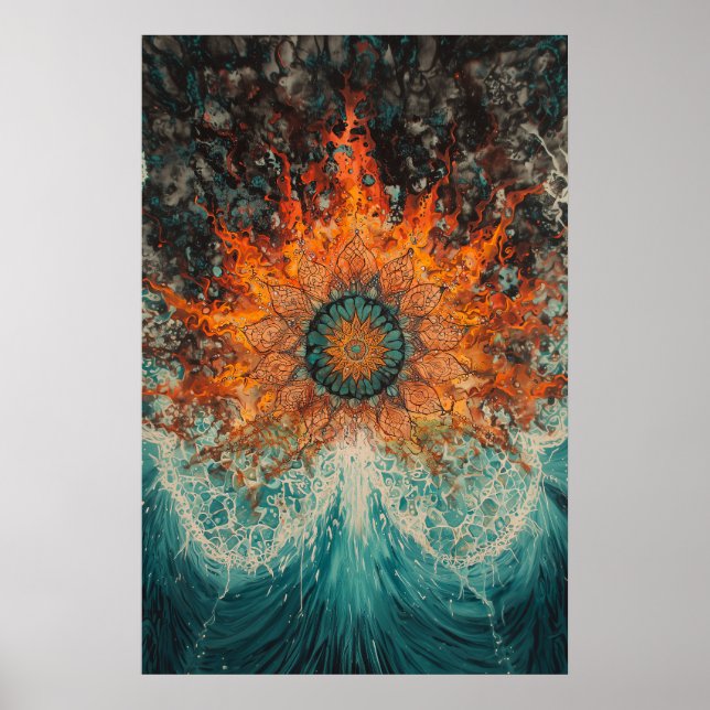 Poster 1151 Fogo E Água (Frente)