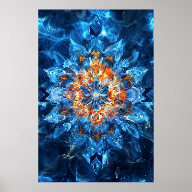 Poster 1152 Fogo E Água (Frente)