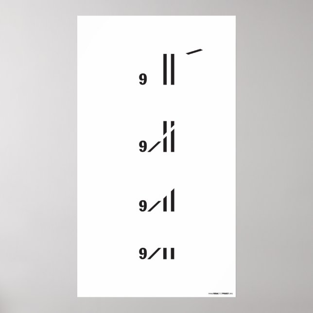 Póster 11/09 Tributo (Frente)