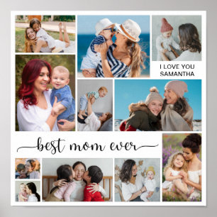 Poster 11 Colagem de Fotos Melhor Mãe de Todos os Tempos