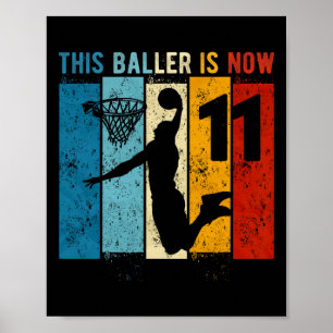Poster 11 de aniversário de 11 anos de Bysketbyll