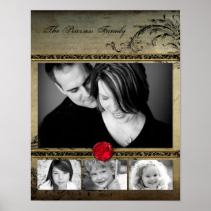 Póster 11"x14" 4 Slot Family Collage Montage Rejoice