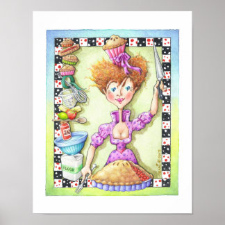 poster 11"X14" - RAINHA DE TARTES