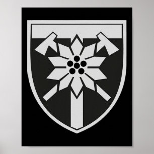 Poster 128ª Brigada de Assalto de Montanha (Ucrânia) Mili