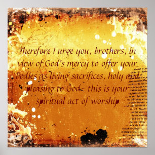 Póster 12:1 dos romanos