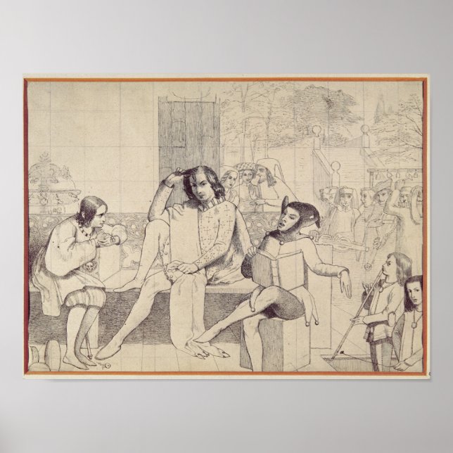 Póster 12.a noite, c.1850 (Frente)