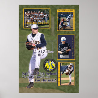 Póster 12 Al 2008 Baseball Salino