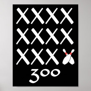 Poster 12 Ataca Camisa Do Jogo Da Boliche Perfeita - 300 