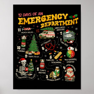 Poster 12 Dias de um Departamento de Emergência, Enfermei