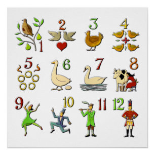 Póster 12 dias do Natal