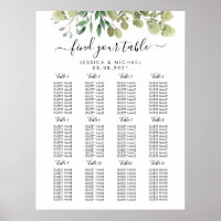 12 Gráfico de Assentos Convidados de Casamento Gra