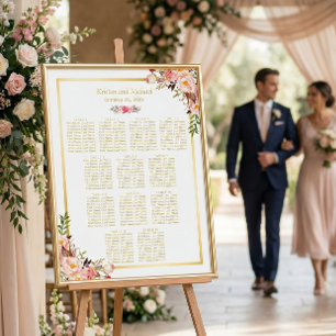Póster 12 Gráfico de Casamento Clássico de Gráfico de Cas